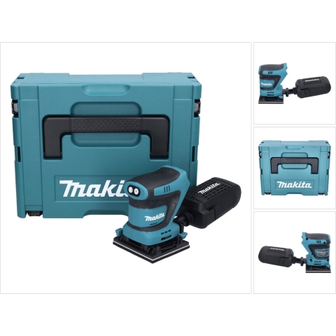 Makita DBO480ZJ | Accu Handpalm Vlakschuurmachine | 18V | Zonder accu&apos;s en lader | In M-box koffer - DBO480ZJ