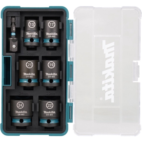Makita Krachtdopset Impact Black, 1/2 7-dlg - E-16592