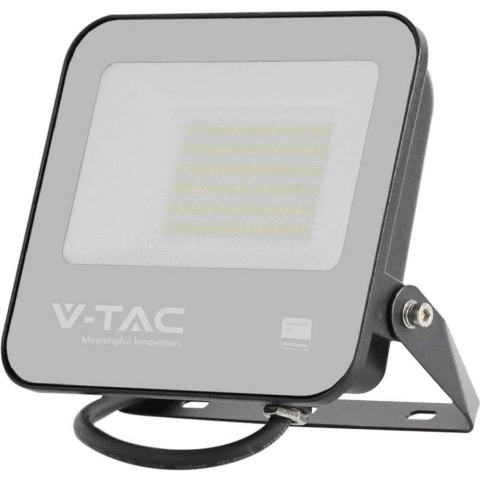 V-TAC LED Bouwlamp 50W 6500K zwart - Slimline Pro - 9332037