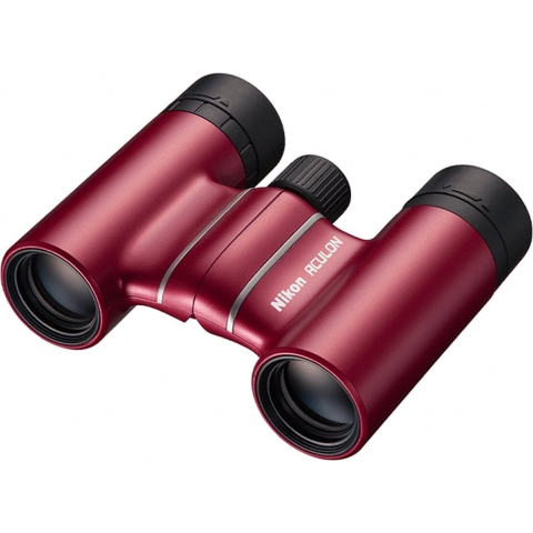 Nikon Verrekijker Binocolo Aculon T02 8X21 Rosso 8 x 21 mm Dakkant Rood BAA860WA