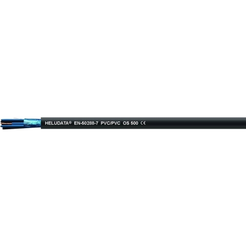 Helukabel 11016178 Instrumentkabel EN-50288-7 OS 500 3 x 0.75 mm² Blauw 100 m