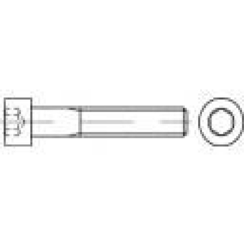 TOOLCRAFT 113680 Cilinderkopschroeven M42 140 mm Binnenzeskant (inbus) DIN 912 Staal 1 stuk(s)