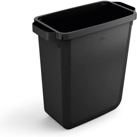 Durable DURABIN ECO 1800503221 Afvalbak 60 l Kunststof (l x b x h) 28.2 cm x 590 mm x 600 mm Zwart 1 stuk(s)