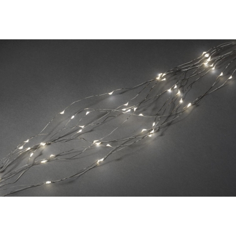 Konstsmide 6381-190 LED-engelenhaar Druppel Warmwit LED Transparant Energielabel: F (A - G)