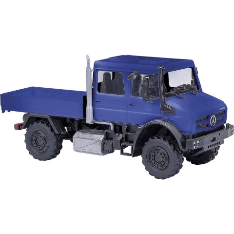 Busch 51082 H0 Vrachtwagen Mercedes Benz Unimog u 5023, blauw