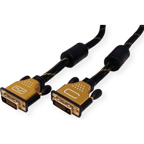 ROLINE GOLD Monitorkabel DVI, M-M, (24+1) dual link, 2 m