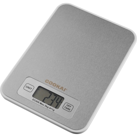 Cookai - Digitale Weegschaal, RVS, 5 kg - Cookai
