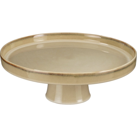 Mica Decorations Racco Taartplateau - H11 x Ø28 cm - Beige
