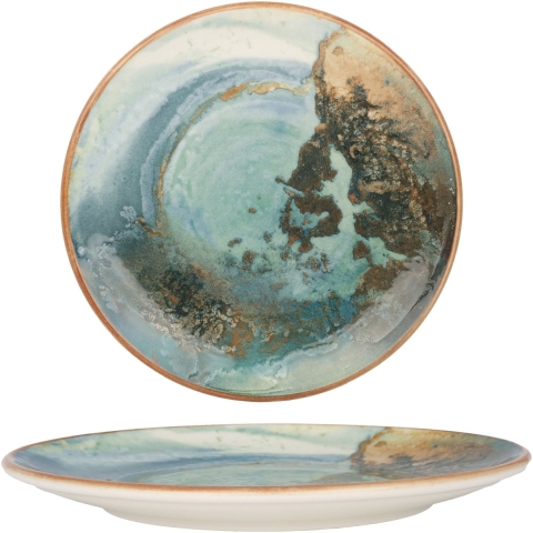 Bonna Gebaksbord - Futura - Porselein - 23 cm - set van 6