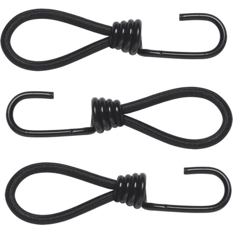 18x stuks spanelastieken / tentspanners met haak -