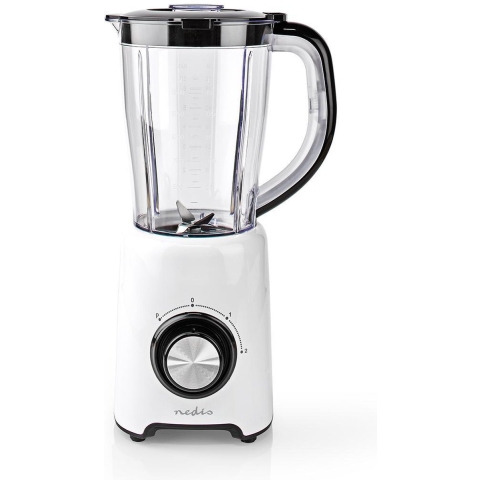 Nedis Blender | 800 W | 1.5 l | Kunststof | 2-Snelheden | Wit / Zwart | 1 stuks - KABL300CWT KABL300CWT