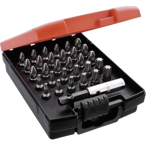 Wiha Bitset Standard 25 mm TORX®, Pozidriv 32-delig 1/4" C6,3 incl. box - 36310 - 36310