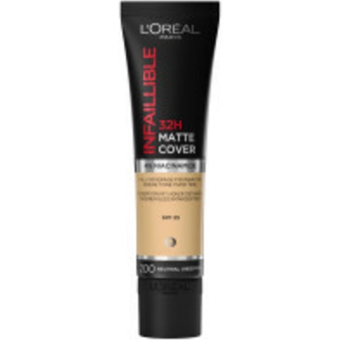2x L'Oréal Infaillible 32H Matte Cover Foundation 200 30 ml