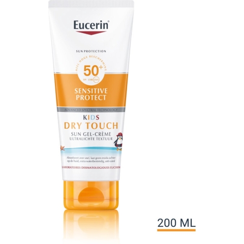 Eucerin Sun Sensitive Protect Dry Touch Kids Gel-Crème SPF50+ 200 ml