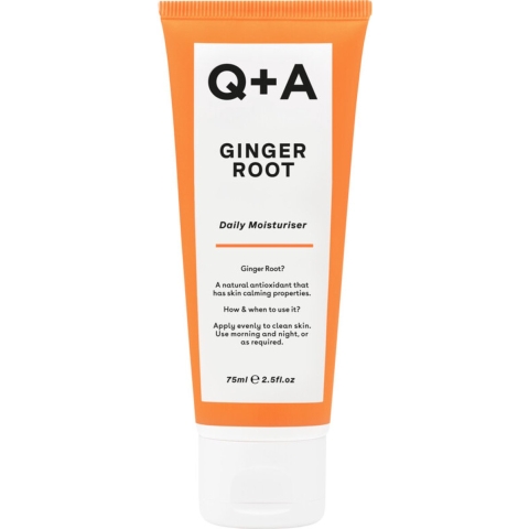 3x Q+A Ginger Root Daily Moisturiser 75 ml