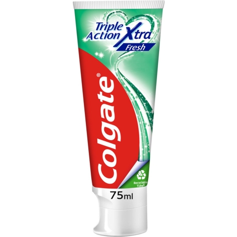 12x Colgate Tandpasta Triple Action Xtra Fresh 75 ml