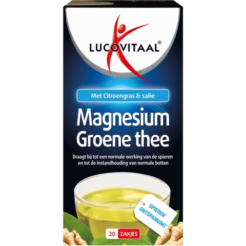 10x Lucovitaal Thee Magnesium 20 stuks