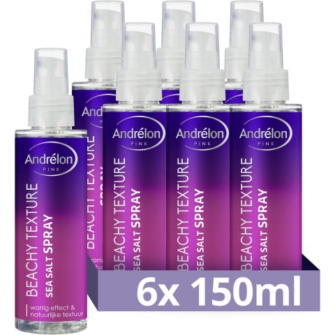 6x Andrelon Haarspray Beachy Texture 150 ml
