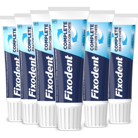 6x Fixodent Kleefpasta Complete Fresh 47 gr