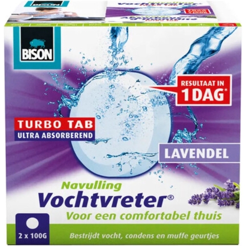 3x Bison Vochtvreter + 1 Navulling Neutraal 2 x 450 gr