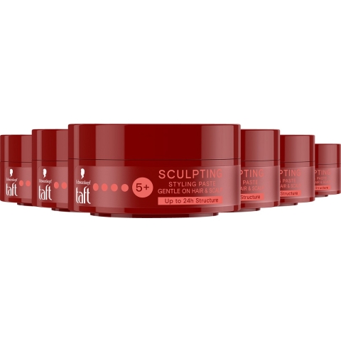 6x Taft Restylable Level 6 Sculpting Paste 75 ml
