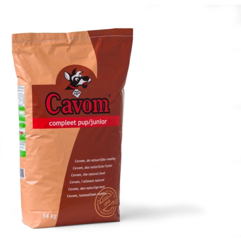 2x Cavom Compleet Hondenvoer Droog Pup - Junior 14 kg