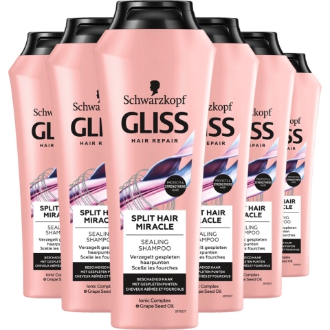 6x Gliss Split End Shampoo 250 ml