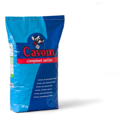 2x Cavom Compleet Hondenvoer Droog Senior 14 kg