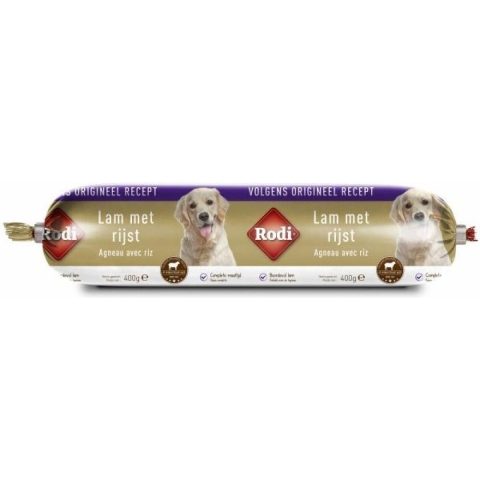 9x Rodi Worst Lam-Rijst 400 gr
