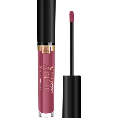 2x Max Factor Lipfinity Velvet Matte Liquid Lipstick 005 Matte Merlot 3,5 ml