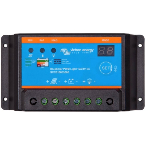 Victron Energy Laadregelaar voor zonne-energie PWM 12 V, 24 V 5 A