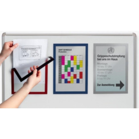 Durable 486909 DURAFRAME MAGNETIC A4 - 4869 Magnetisch frame DIN A4 Oranje (b x h) 238 mm x 324 mm 5 stuk(s)