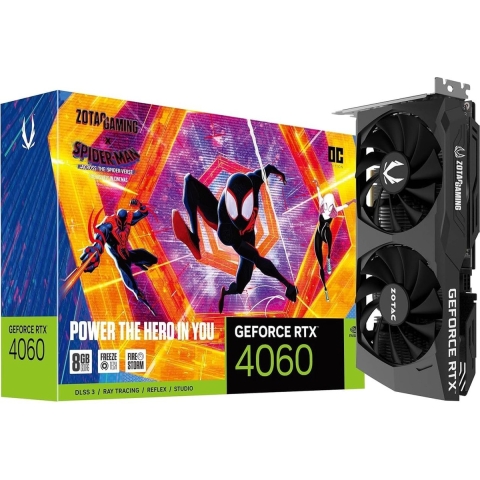 GeForce RTX 4060 8GB OC Spider-Man: Across the Spider-Verse Bundle Grafische kaart