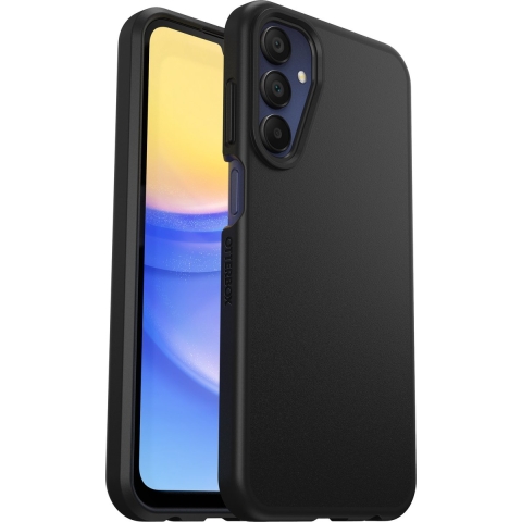 Otterbox React Backcover Samsung Galaxy A15 5G Zwart Stootbestendig, Inductieve lading