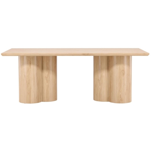 Svea - Rova rechthoekige eettafel - 100 x 210 cm - whitewash
