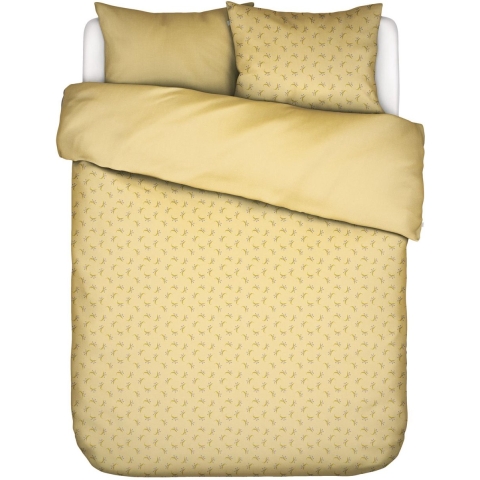 Essenza Lily melody Dekbedovertrek 200 x 220 cm - Lemon yellow