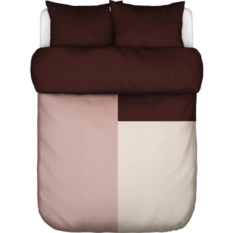 Marc O&apos;Polo Ewon Dekbedovertrek Crimson Brown 240 x 220 cm