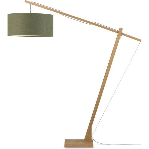 GOOD&MOJO Vloerlamp Montblanc - Bamboe|Groen - 175x60x207cm