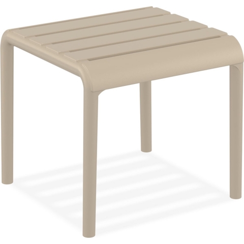 ALTEREGO SIDONY Lage tafel - Taupekleur