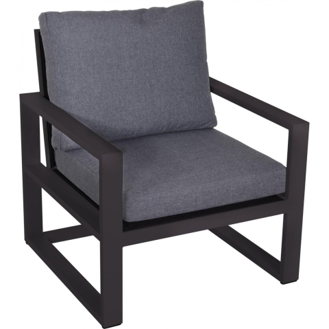 Lesli Living Loungestoel Pina Colada nuance - antraciet
