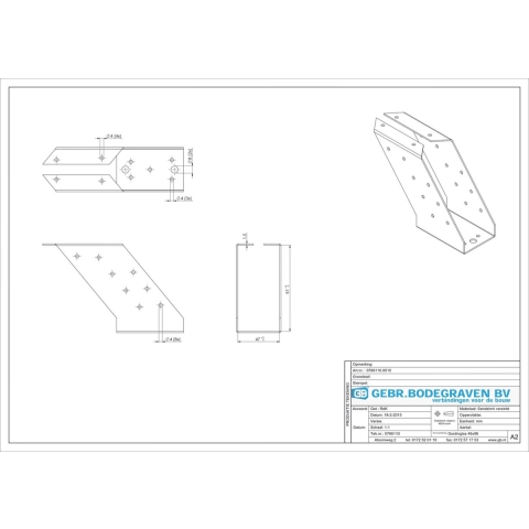 GB gordinglas 46x96x1.5 verzinkt etiket | 10 stuks - 17319461
