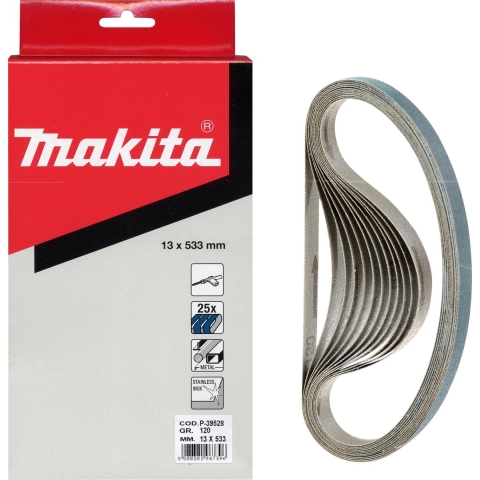 Makita Accessoires Schuurband blue Lengte 533mm Breedte 13mm Korrel 40 - P-39481