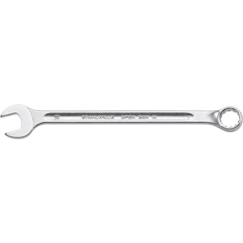 Stahlwille Ring-steeksleutel | SW 24 mm lengte 330 mm | vorm B | chroom-legering-staal | 1 stuk - 40102424 40102424
