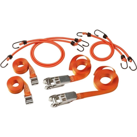 Masterlock House moving set w/ 4 bungees steel hook (2*60cm + 2*80cm)+ 2 lashing - 3249EURDAT