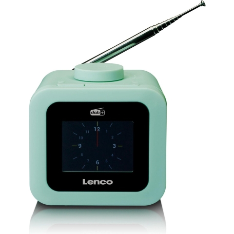 LENCO CR-620GN - DAB+/FM Wekkerradio met een kleuren display - Groen
