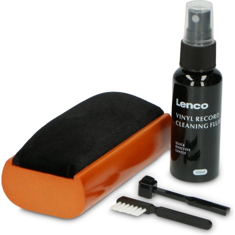 LENCO TTA-5IN1 - 5 in 1 reinigingskit - Houten schoonmaak borstel met fluweel vulling