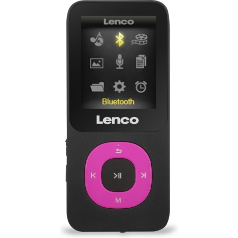 Lenco Xemio-769PK - MP3/MP4 player met Bluetooth® 8GB micro SD card - Roze