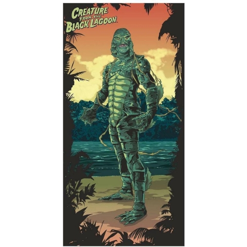 Universal Monsters: Creature from the Black Lagoon Beach and Bath Towel