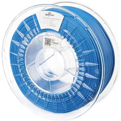 Spectrum Filaments 80016 PLA Premium Filament PLA kunststof 1.75 mm 1000 g Pacific-blauw, Blauw 1 stuk(s)
