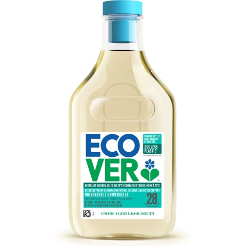 6x Ecover Wasmiddel Universeel Kamperfolie&Jasmijn 28 Wasbeurten 1 liter